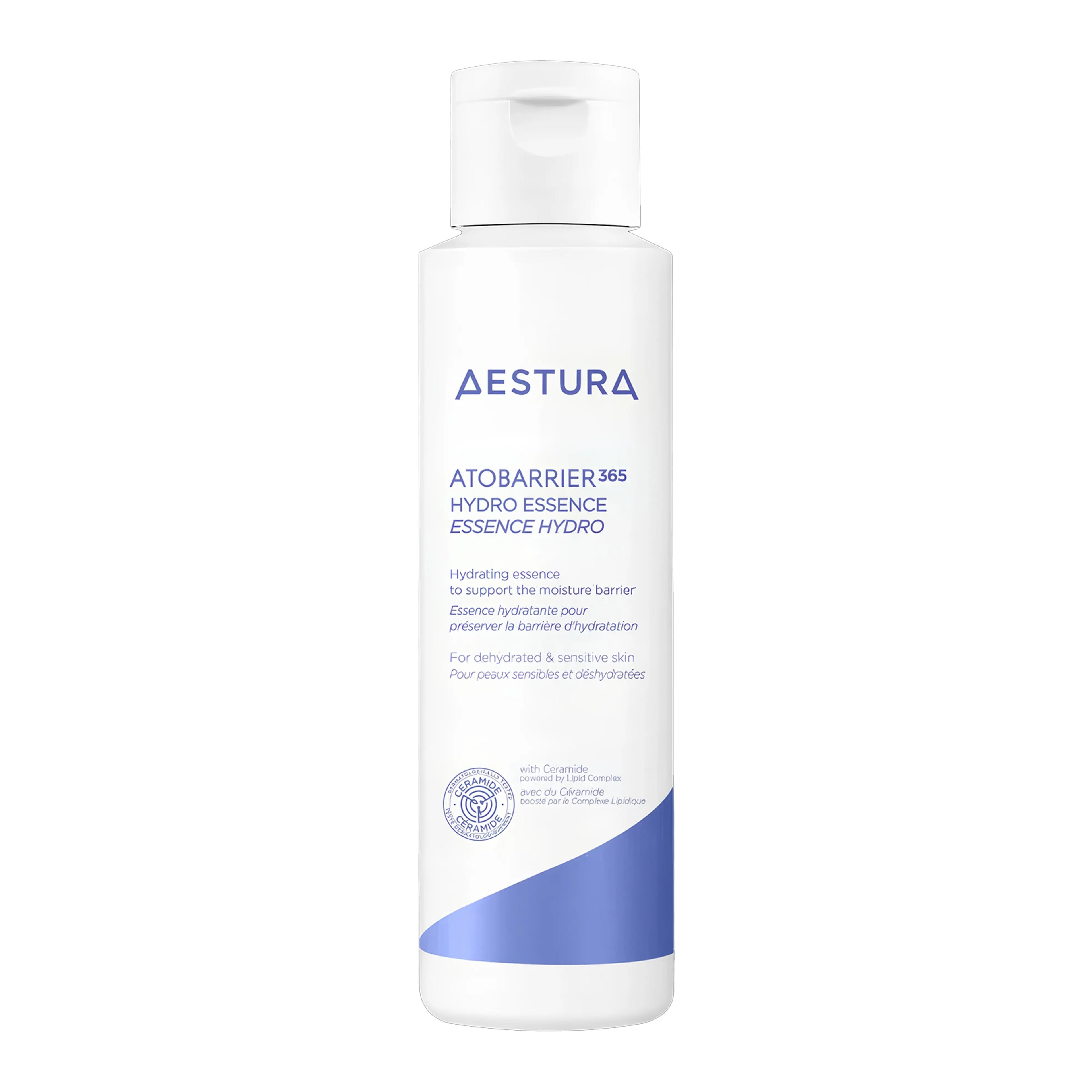 Aestura Atobarrier 365 Hydro Essence 200ml with 30 types of moisture nutrients (BMF™), Amino Acids, and Squalane for deep hydration without stickiness, reinforcing the skin barrier - Lightweight essence for dry and dehydrated skin mimicking natural moisture factors
