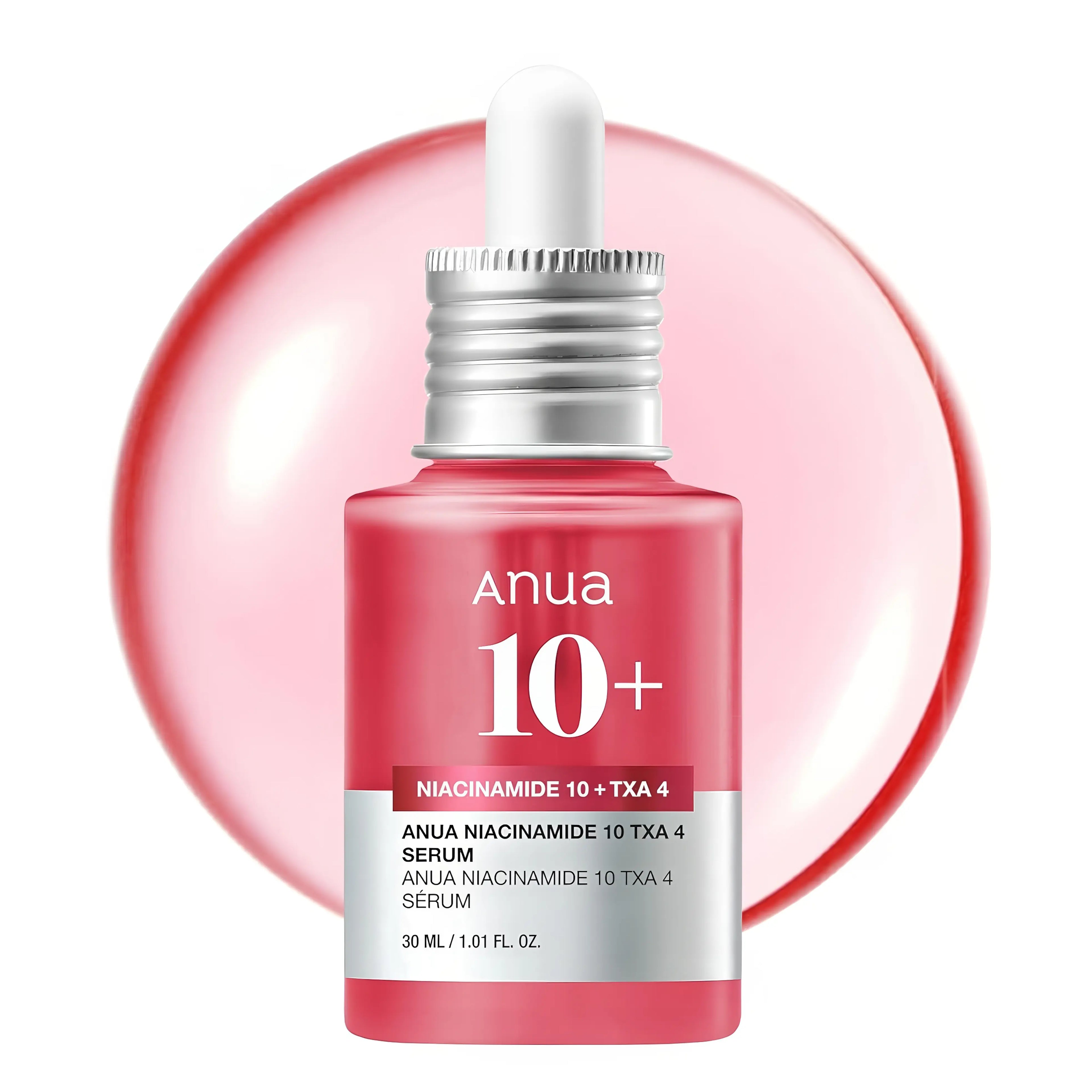 Anua Niacinamide 10% + TXA 4% Dark Spot Correcting Serum 30ml with 2% Alpha-Arbutin and Hyaluronic Acid for targeting stubborn dark spots, reducing hyperpigmentation, and evening skin tone - Lightweight fragrance-free brightening serum for acne scars and discoloration
