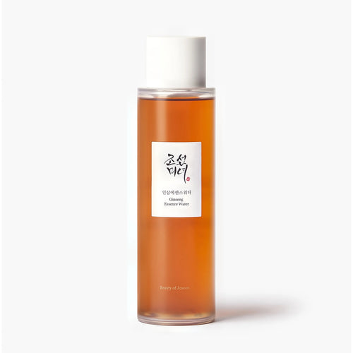 Beauty of Joseon Ginseng Essence Water 150ml bottle showing the refreshing watery essence texture for deep hydration and Korean anti-aging skin revitalization.