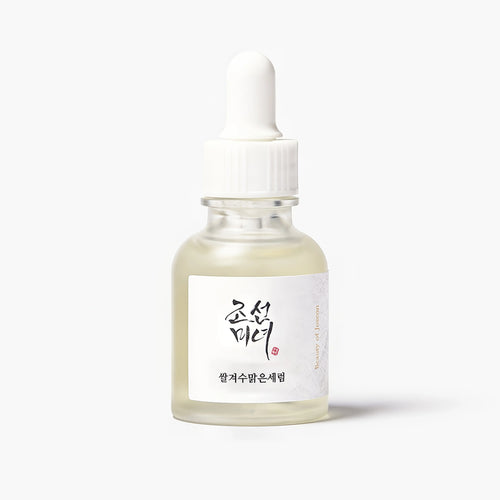 Beauty of Joseon Glow Deep Serum : Rice + Alpha-Arbutin 30ml dropper bottle for dark spot fading and Korean brightening skincare.