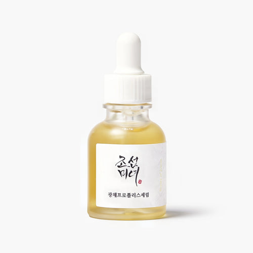 Beauty of Joseon Glow Serum : Propolis + Niacinamide 30ml dropper bottle for pore tightening and Korean honey glow skincare.
