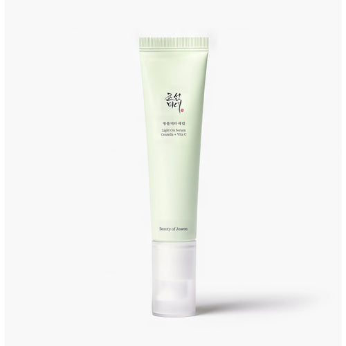 Beauty of Joseon Light On Serum : Centella + Vita C 30ml pump bottle for dark spot brightening and Korean vitamin skincare.