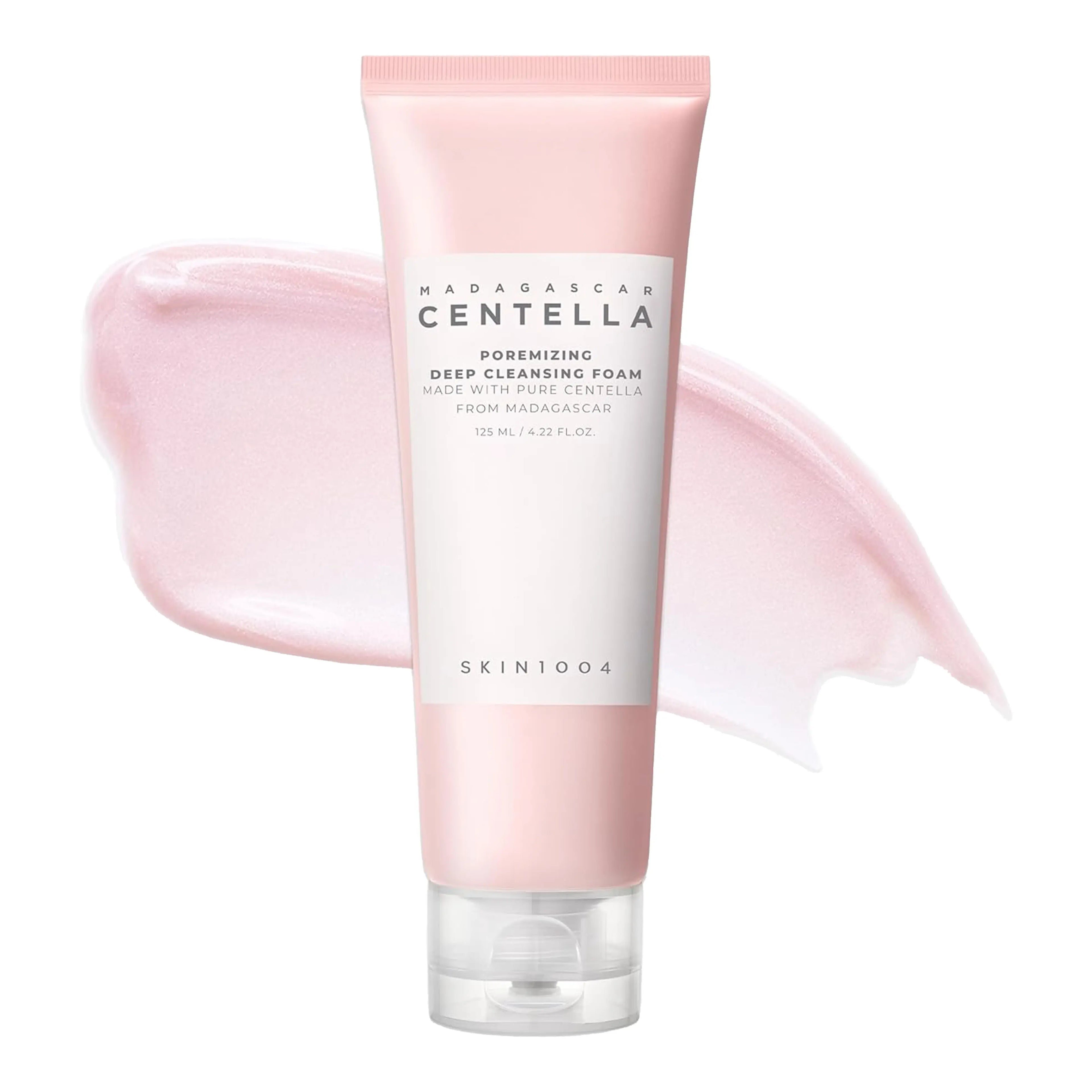 SKIN1004 Madagascar Centella Poremizing Deep Cleansing Foam 125ml. K-beauty pore-clearing foam with Himalayan Pink Salt and Centella