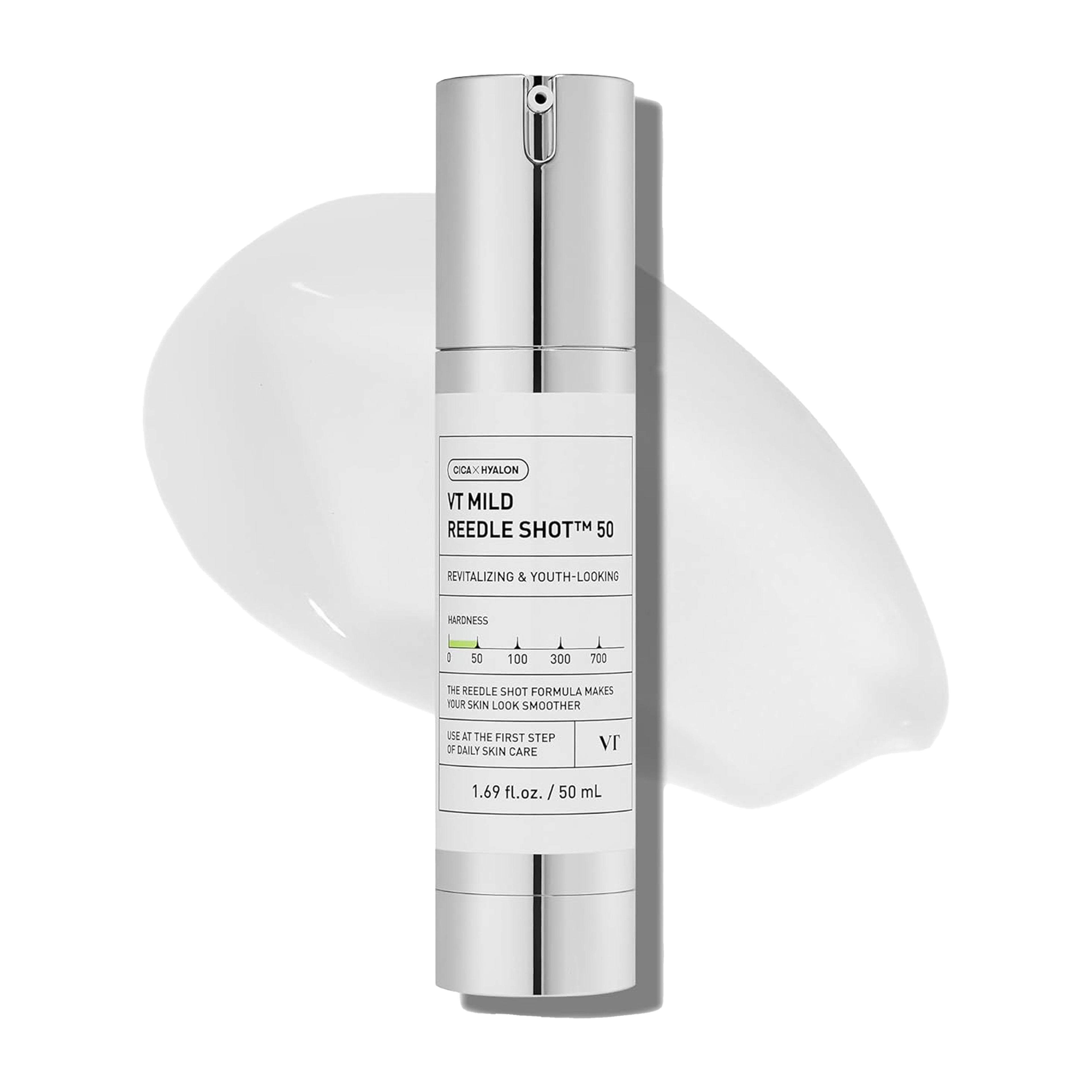 VT Mild Reedle Shot 50 50ml for rough texture, dull skin, smoothing care, and soft healthy glow