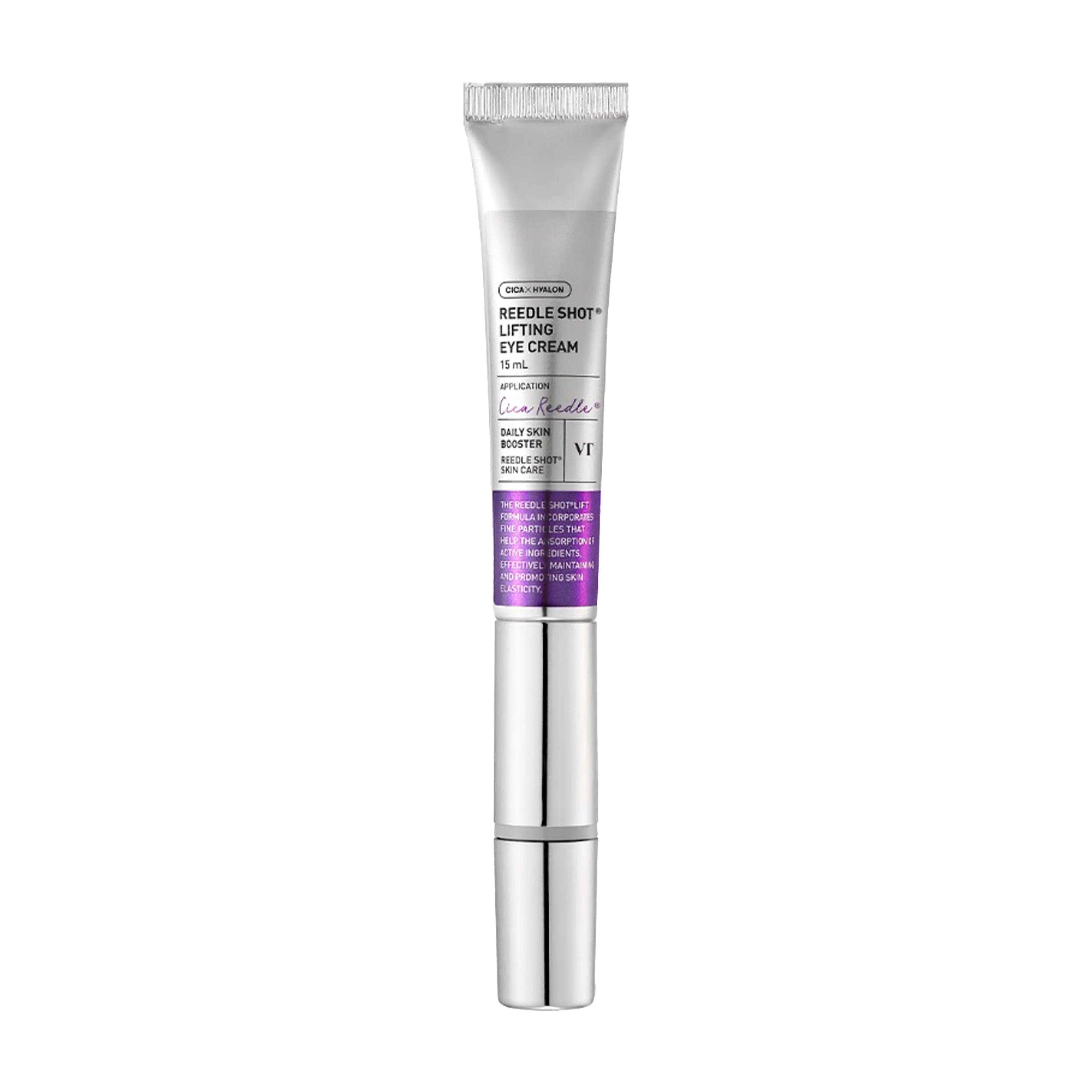 VT Reedle Shot Lifting Vibration Eye Cream 15ml. K-beauty sonic vibrating eye cream with Reedle Shot™ for lifting and wrinkle care